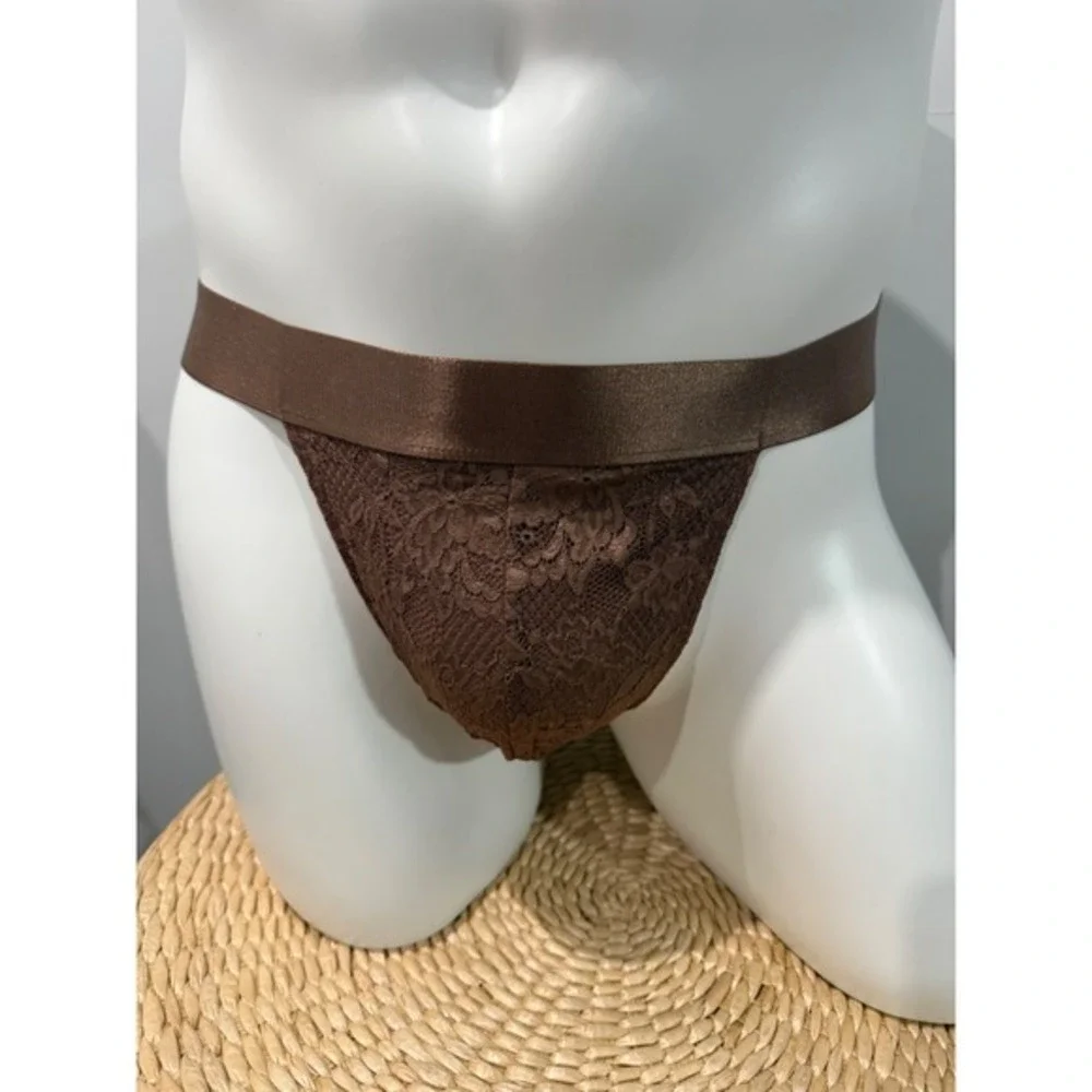 Cosabella Men's Never Say Never Lace Underwear Jock Strap DUE  L NWT